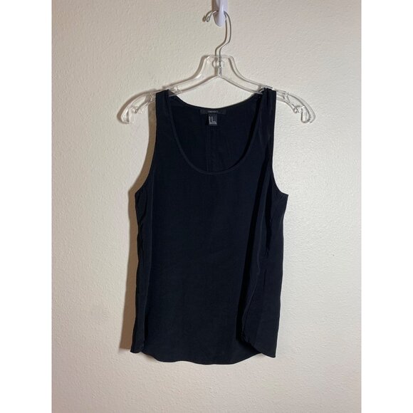 Forever 21 Tops - Forever 21 Blouse Tank Top Business Casual Black Blouse Y2K Women's Size Medium